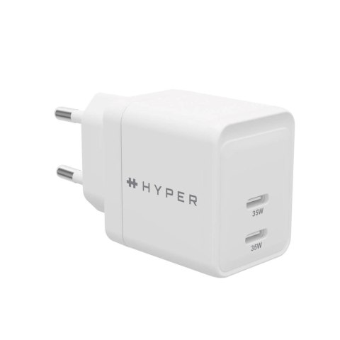 HYPER HJG35EU ładowarka do urządzeń przenośnych Słuchawki, Zestaw słuchawkowy, Smartfon, Oglądaj Biały Prąd przemienny Szybkie ł HYPER HJG35EU ładowarka do urządzeń przenośnych Słuchawki, Zestaw słuchawkowy, Smartfon, Oglądaj Biały Prąd przemienny Szybkie ł
