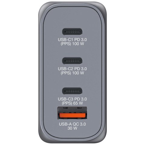 Ładowarka sieciowa Verbatim GaN GNC-100 4-PORT 100W/USB A/C (EU/UK/US) Ładowarka sieciowa Verbatim GaN GNC-100 4-PORT 100W/USB A/C (EU/UK/US)