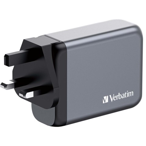 Ładowarka sieciowa Verbatim GaN GNC-100 4-PORT 100W/USB A/C (EU/UK/US) Ładowarka sieciowa Verbatim GaN GNC-100 4-PORT 100W/USB A/C (EU/UK/US)
