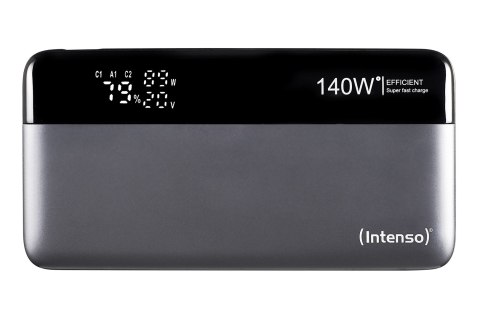 Power Bank Intenso HE 25000 mAh Grau-Schwarz USB C/C