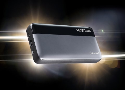 Power Bank Intenso HE 25000 mAh Grau-Schwarz USB C/C
