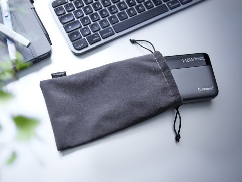 Power Bank Intenso HE 25000 mAh Grau-Schwarz USB C/C