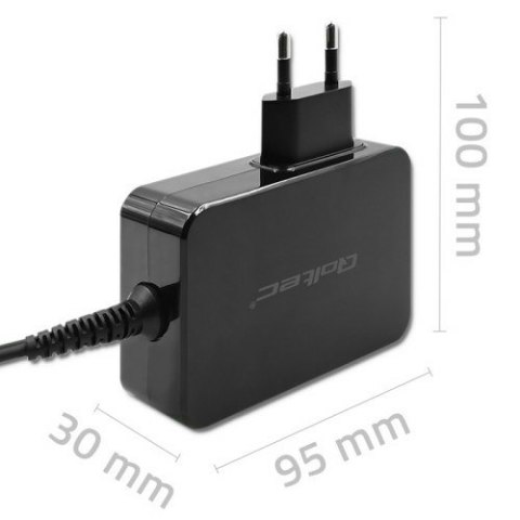 QOLTEC ŁADOWARKA GAN POWER PRO | 1XUSB-C | 100W | 5-20V | 3-5A | CZARNA QOLTEC ŁADOWARKA GAN POWER PRO | 1XUSB-C | 100W | 5-20V | 3-5A | CZARNA