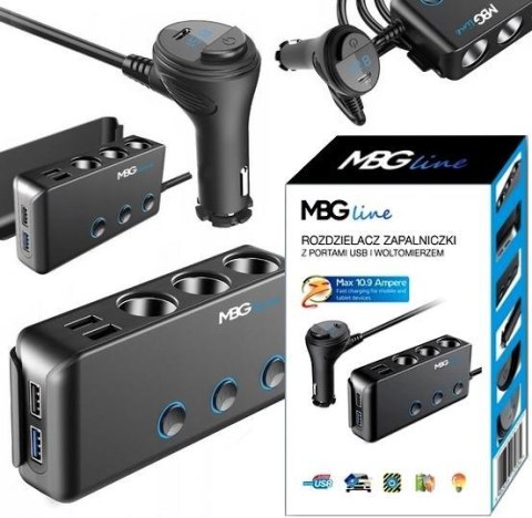 Rozdzielacz gniazda zapalniczki MBG Line HC67C Rozdzielacz gniazda zapalniczki MBG Line HC67C