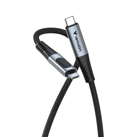 Verbatim 31849 kabel USB USB4 Gen 2x2 1,2 m USB C Czarny Verbatim 31849 kabel USB USB4 Gen 2x2 1,2 m USB C Czarny