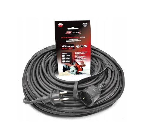 AWTOOLS PRZEDŁUŻACZ PROFESJONALNY 30m 3x1,5mm /IP44 16A/4000W AWTOOLS PRZEDŁUŻACZ PROFESJONALNY 30m 3x1,5mm /IP44 16A/4000W