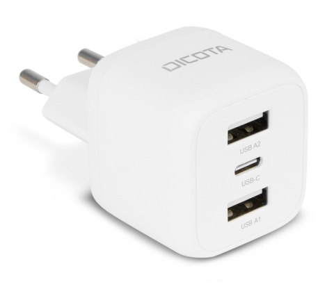 DICOTA D32069 ładowarka do urządzeń przenośnych Laptop, Smartfon Biały Prąd przemienny Szybkie ładowanie Wewnętrzna DICOTA D32069 ładowarka do urządzeń przenośnych Laptop, Smartfon Biały Prąd przemienny Szybkie ładowanie Wewnętrzna