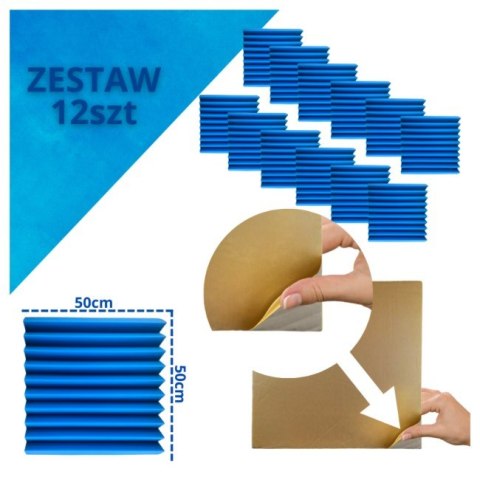 DNA AM4 BL panel akustyczny zestaw 12 szt. niebies DNA AM4 BL panel akustyczny zestaw 12 szt. niebies