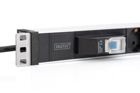 Digitus Listwa zasilająca PDU 19" Rack, 6x schuko, 2.0m, 1x wtyk unischuko, 16A, wyłącznik nadprądowy, profil aluminiowy Digitus Listwa zasilająca PDU 19" Rack, 6x schuko, 2.0m, 1x wtyk unischuko, 16A, wyłącznik nadprądowy, profil aluminiowy