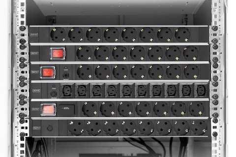 Digitus Listwa zasilająca PDU 19" Rack, 7x gniazdo schuko, 2.0m, 1x wtyk unischuko, 16A, wł./wył., zabezpieczenie przepięciowe, Digitus Listwa zasilająca PDU 19" Rack, 7x gniazdo schuko, 2.0m, 1x wtyk unischuko, 16A, wł./wył., zabezpieczenie przepięciowe,