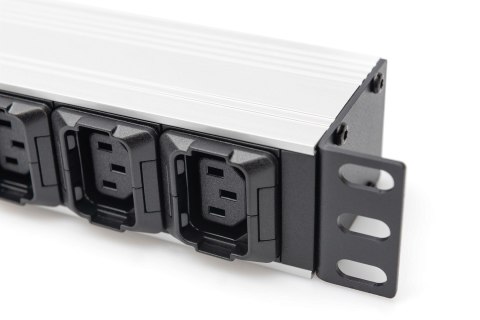 Digitus Listwa zasilająca z profilem aluminiowym, 10 gniazd, przewód zasilający 2 m, wtyczka IEC C20 Digitus Listwa zasilająca z profilem aluminiowym, 10 gniazd, przewód zasilający 2 m, wtyczka IEC C20