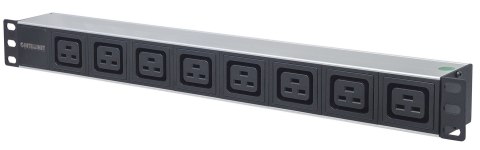 Intellinet 163613 rozdzielacz zasilania PDU 8 x gniazdo sieciowe 1U Czarny, Srebrny Intellinet 163613 rozdzielacz zasilania PDU 8 x gniazdo sieciowe 1U Czarny, Srebrny