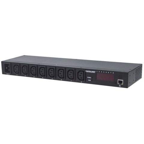 Intellinet 163682 rozdzielacz zasilania PDU 8 x gniazdo sieciowe Czarny Intellinet 163682 rozdzielacz zasilania PDU 8 x gniazdo sieciowe Czarny