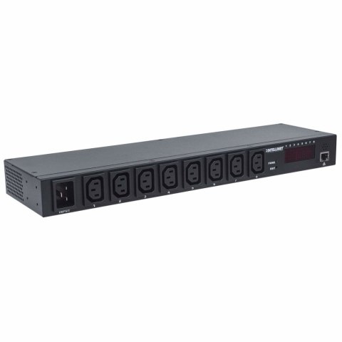 Intellinet 163682 rozdzielacz zasilania PDU 8 x gniazdo sieciowe Czarny Intellinet 163682 rozdzielacz zasilania PDU 8 x gniazdo sieciowe Czarny