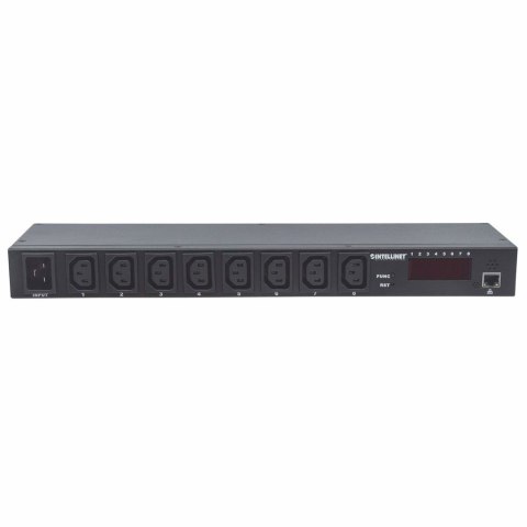 Intellinet 163682 rozdzielacz zasilania PDU 8 x gniazdo sieciowe Czarny Intellinet 163682 rozdzielacz zasilania PDU 8 x gniazdo sieciowe Czarny