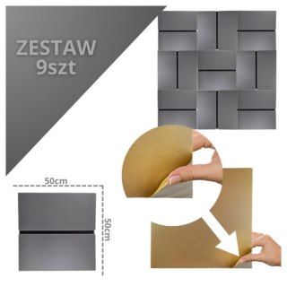 Panel akustyczny DNA AM6 GY zestaw 9 szt. szary EAN