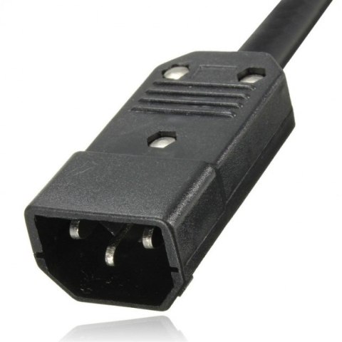 Rozdzielacz zasilania PDU 8 x gniazdo sieciowe 1U Czarny, Czerwony