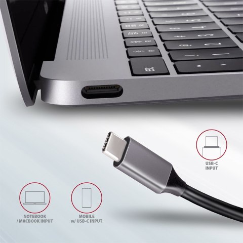 Axagon HMC-5 stacja dokująca Przewodowa USB 3.2 Gen 1 (3.1 Gen 1) Type-C Szary Axagon HMC-5 stacja dokująca Przewodowa USB 3.2 Gen 1 (3.1 Gen 1) Type-C Szary