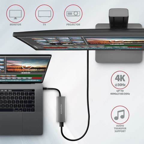 Axagon HMC-5G2 stacja dokująca USB 3.2 Gen 2 (3.1 Gen 2) Type-C Szary Axagon HMC-5G2 stacja dokująca USB 3.2 Gen 2 (3.1 Gen 2) Type-C Szary