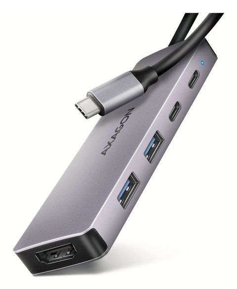 Axagon HMC-5H60 stacja dokująca Przewodowa USB 3.2 Gen 1 (3.1 Gen 1) Type-C Szary Axagon HMC-5H60 stacja dokująca Przewodowa USB 3.2 Gen 1 (3.1 Gen 1) Type-C Szary