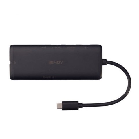 Lindy 43358 stacja dokująca Przewodowa USB 3.2 Gen 1 (3.1 Gen 1) Type-C Czarny Lindy 43358 stacja dokująca Przewodowa USB 3.2 Gen 1 (3.1 Gen 1) Type-C Czarny