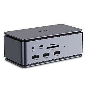 Lindy 43372 stacja dokująca Dokujący USB4 Antracyt Lindy 43372 stacja dokująca Dokujący USB4 Antracyt