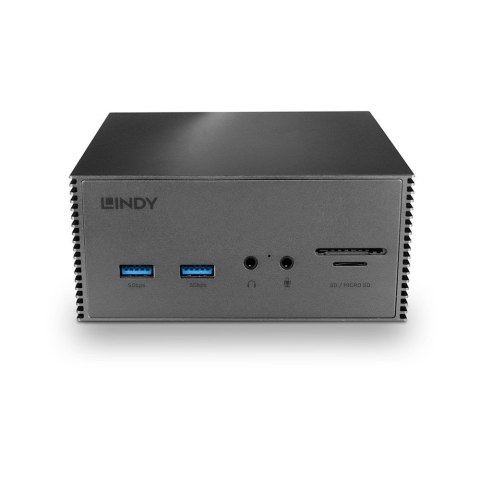 Lindy 43378 stacja dokująca Przewodowa USB 3.2 Gen 2 (3.1 Gen 2) Type-C Szary Lindy 43378 stacja dokująca Przewodowa USB 3.2 Gen 2 (3.1 Gen 2) Type-C Szary