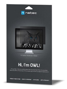 NATEC NFP-2287 filtr do ekranu 40,6 cm (16") Monitor/Laptop Bezramkowy filtr prywatności na wyswietlacz 2H NATEC NFP-2287 filtr do ekranu 40,6 cm (16") Monitor/Laptop Bezramkowy filtr prywatności na wyswietlacz 2H