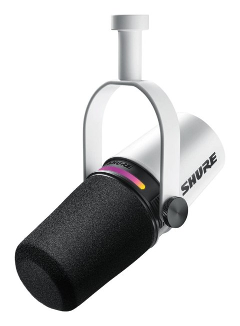Shure MV7+-W - Mikrofon lektorski/wokalny ze złączem XLR/USB-C Białyv
