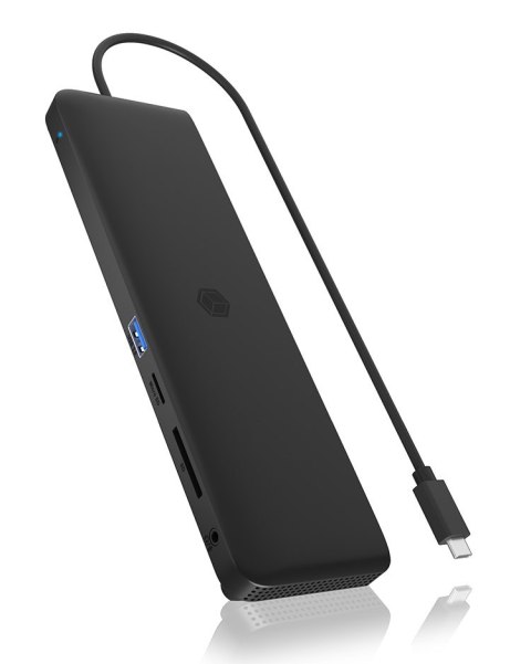 Stacja dokująca IcyBox USB Type-C mit dreifach Videoausgabe Stacja dokująca IcyBox USB Type-C mit dreifach Videoausgabe