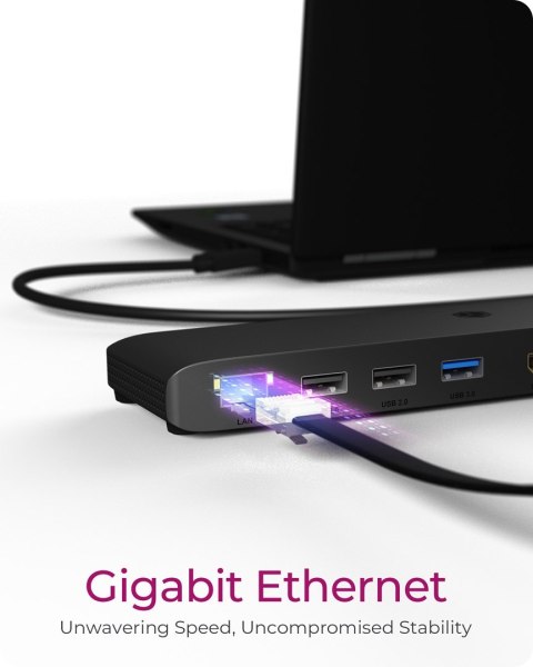 Stacja dokująca IcyBox USB Type-C mit dreifach Videoausgabe Stacja dokująca IcyBox USB Type-C mit dreifach Videoausgabe