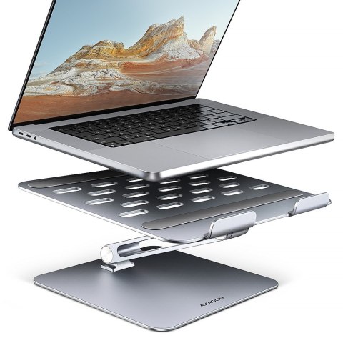 Axagon STND-LQ stojak na laptop Podstawka na notebooka Szary 40,6 cm (16") Axagon STND-LQ stojak na laptop Podstawka na notebooka Szary 40,6 cm (16")