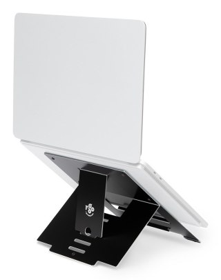 Riser Flexibel Laptopständer - verstellbar - schwarz - Schwarz - 25,4 cm (10 Zoll) - 55,9 cm (22 Zoll) - Aluminium - 5 kg - 135 