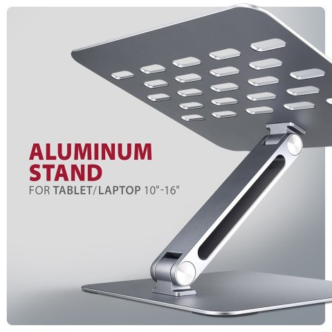 Stojak na laptopa 10-16" ALUMINUM HQ AXAGON Stojak na laptopa 10-16" ALUMINUM HQ AXAGON