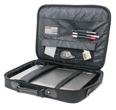 Torba na laptopa 17" z paskiem naramiennym czarna Torba na laptopa 17" z paskiem naramiennym czarna
