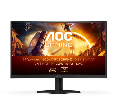 AOC G4 C27G4ZXE monitor komputerowy 68,6 cm (27") 1920 x 1080 px Full HD LED Czarny AOC G4 C27G4ZXE monitor komputerowy 68,6 cm (27") 1920 x 1080 px Full HD LED Czarny