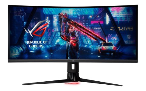 ASUS ROG Strix XG349C monitor komputerowy 86,7 cm (34.1") 3440 x 1440 px UltraWide Quad HD Czarny ASUS ROG Strix XG349C monitor komputerowy 86,7 cm (34.1") 3440 x 1440 px UltraWide Quad HD Czarny