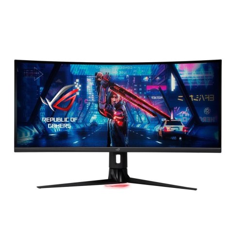 ASUS ROG Strix XG349C monitor komputerowy 86,7 cm (34.1") 3440 x 1440 px UltraWide Quad HD Czarny ASUS ROG Strix XG349C monitor komputerowy 86,7 cm (34.1") 3440 x 1440 px UltraWide Quad HD Czarny