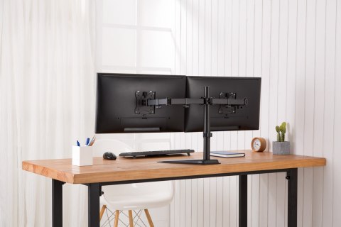 DIGITUS STOJAK BIURKOWY PODWÓJNY 2XLCD MAX. 32" MAX. 2X 8KG UCHYL.-OBROT QUICK-RELEASE DA-90401 DIGITUS STOJAK BIURKOWY PODWÓJNY 2XLCD MAX. 32" MAX. 2X 8KG UCHYL.-OBROT QUICK-RELEASE DA-90401