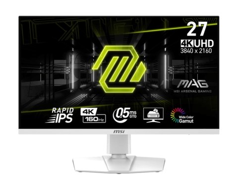 MSI MAG 274URFWDE monitor komputerowy 68,6 cm (27") 3840 x 2160 px 4K Ultra HD Biały MSI MAG 274URFWDE monitor komputerowy 68,6 cm (27") 3840 x 2160 px 4K Ultra HD Biały