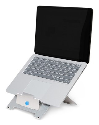 Podstawa R-Go Tools R-Go Laptopständer 10"-22" Max.5KG Riser verstellbar sidabrinis
