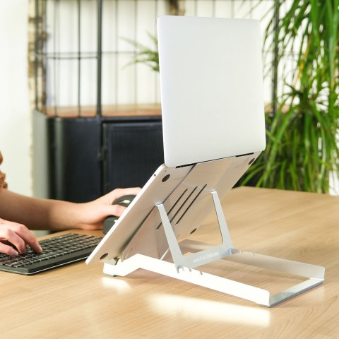 Podstawka pod laptopa R-Go Riser Basic - Notebook-Ständer - ergonomisch klappbar und verstellbar, AGR zertifiziert, leichtes Hyl Podstawka pod laptopa R-Go Riser Basic - Notebook-Ständer - ergonomisch klappbar und verstellbar, AGR zertifiziert, leichtes Hyl