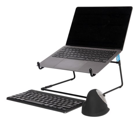 Stojak na laptopa R-Go Laptopständer 10-22 Max 5KG Steel Office schwarz