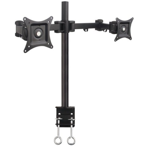 Techly ICA-LCD 482-D uchwyt / stojak do monitorów 68,6 cm (27") Czarny Biurko