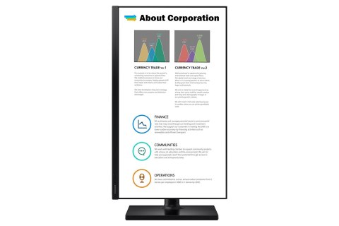 Samsung F24T452FQR 61 cm (24") 1920 x 1080 px monitor LED Czarny Samsung F24T452FQR 61 cm (24") 1920 x 1080 px monitor LED Czarny