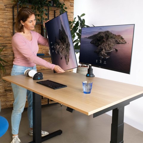 Uchwyt do monitorów R-Go Tools R-Go Monitorarm 0"-32" 2TFT Max.9KG Caparo 4 Gasfeder sidabrinis Uchwyt do monitorów R-Go Tools R-Go Monitorarm 0"-32" 2TFT Max.9KG Caparo 4 Gasfeder sidabrinis
