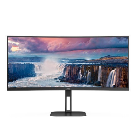 AOC V5 CU34V5C/BK LED display 86,4 cm (34") 3440 x 1440 px Wide Quad HD Czarny AOC V5 CU34V5C/BK LED display 86,4 cm (34") 3440 x 1440 px Wide Quad HD Czarny