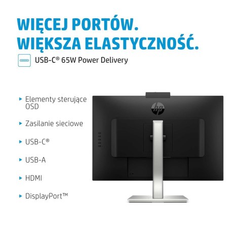 HP E-Series E27m G4 68,6 cm (27") 2560 x 1440 px monitor Quad HD Czarny HP E-Series E27m G4 68,6 cm (27") 2560 x 1440 px monitor Quad HD Czarny