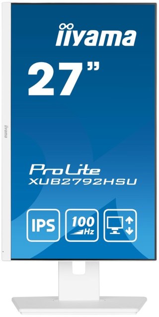 Iiyama ProLite XUB2792HSU-W6 LED display 68,6 cm (27") 1920 x 1080 px Full HD Biały