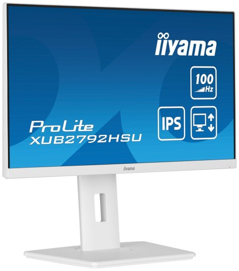 Iiyama ProLite XUB2792HSU-W6 LED display 68,6 cm (27") 1920 x 1080 px Full HD Biały Iiyama ProLite XUB2792HSU-W6 LED display 68,6 cm (27") 1920 x 1080 px Full HD Biały